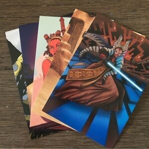 Disney Star Wars: Women of Star Wars postcards bundle #18 (Set of 5)